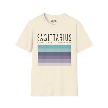 sagittarius zodiac graphic t-shirt t-shirt alternate colour product image