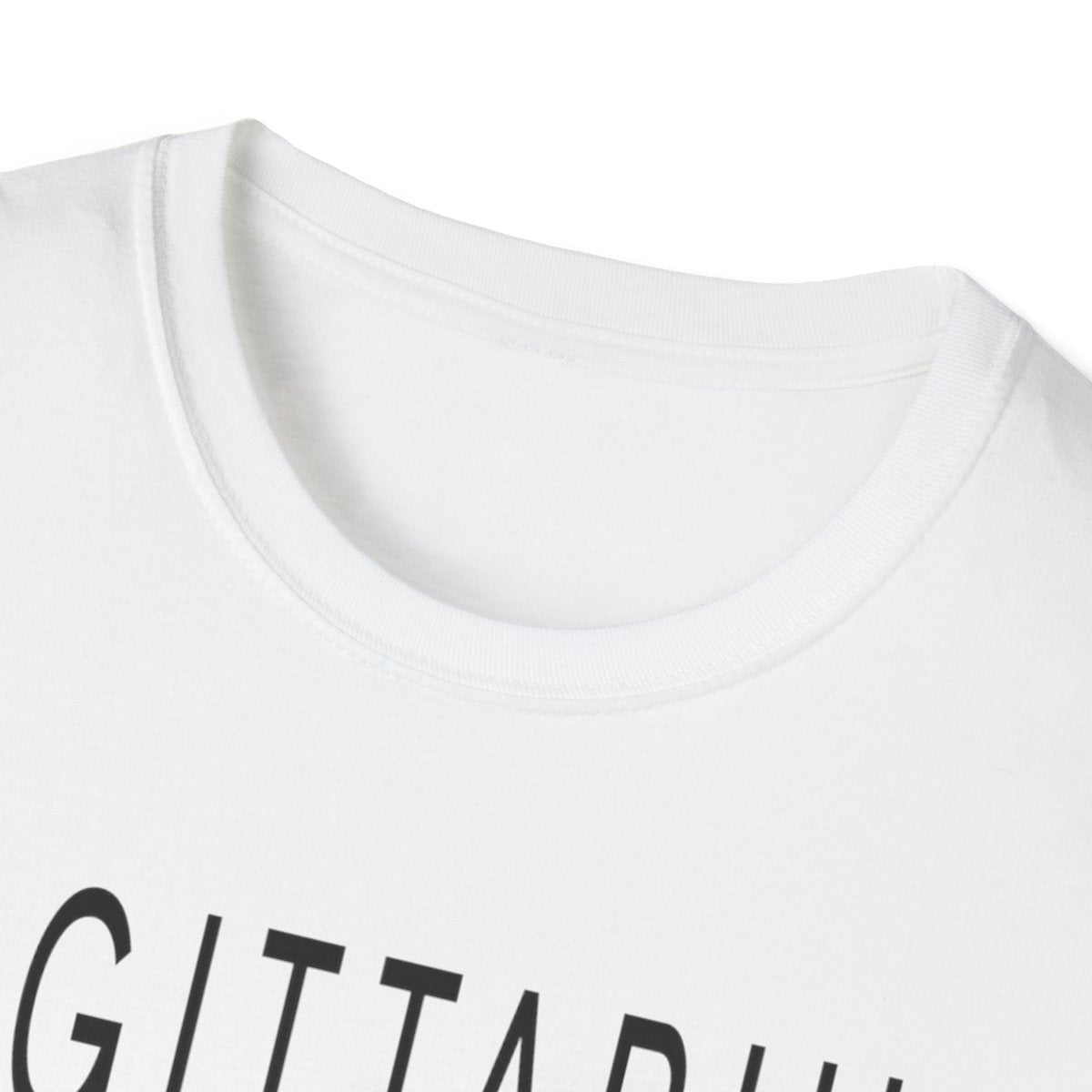 close-up of sagittarius zodiac printed design on soft cotton t-shirt