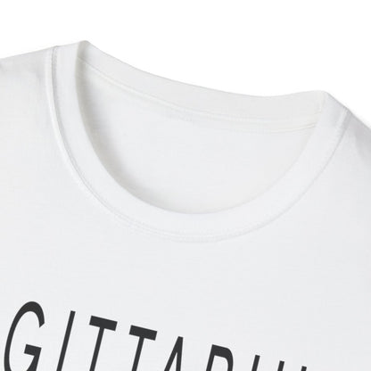 close-up of sagittarius zodiac printed design on soft cotton t-shirt