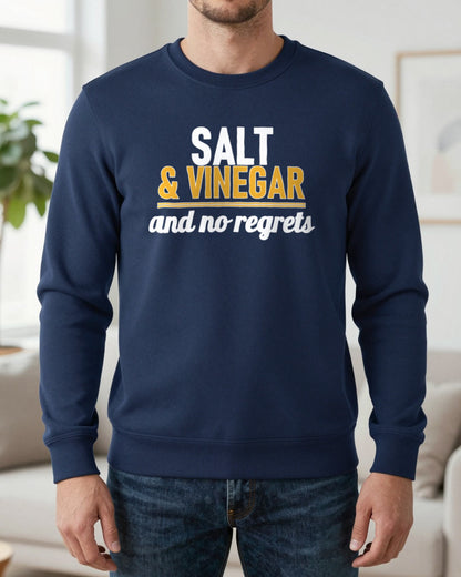 Salt And Vinegar And No Regrets Funny Food T-Shirt & Sweatshirt worn