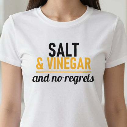 Salt And Vinegar And No Regrets Funny Food T-Shirt & Sweatshirt in another colour