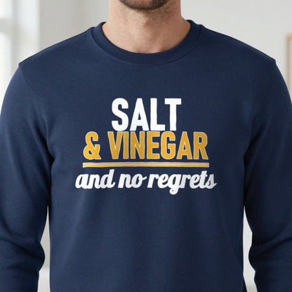 Salt And Vinegar And No Regrets Funny Food T-Shirt & Sweatshirt close-up