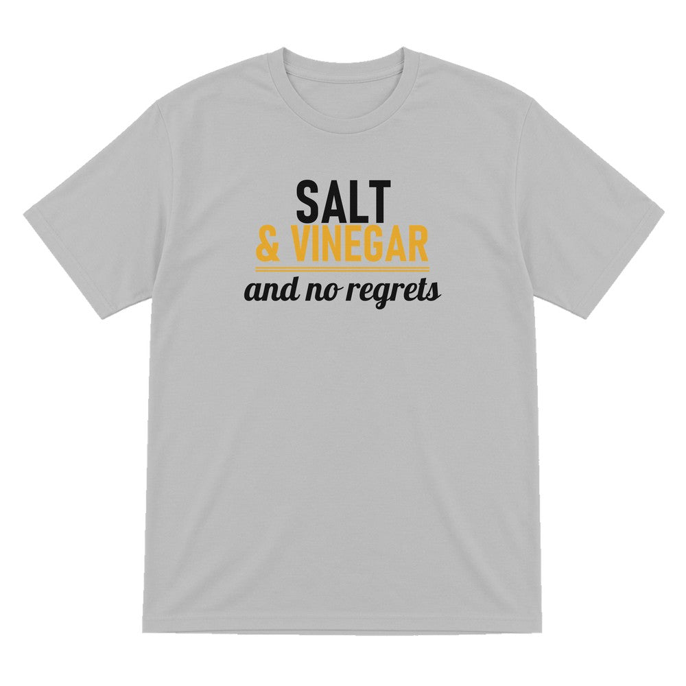 Salt And Vinegar And No Regrets Funny Food T-Shirt & Sweatshirt T-Shirt in Sport Grey
