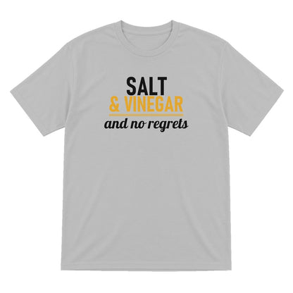 Salt And Vinegar And No Regrets Funny Food T-Shirt & Sweatshirt T-Shirt in Sport Grey