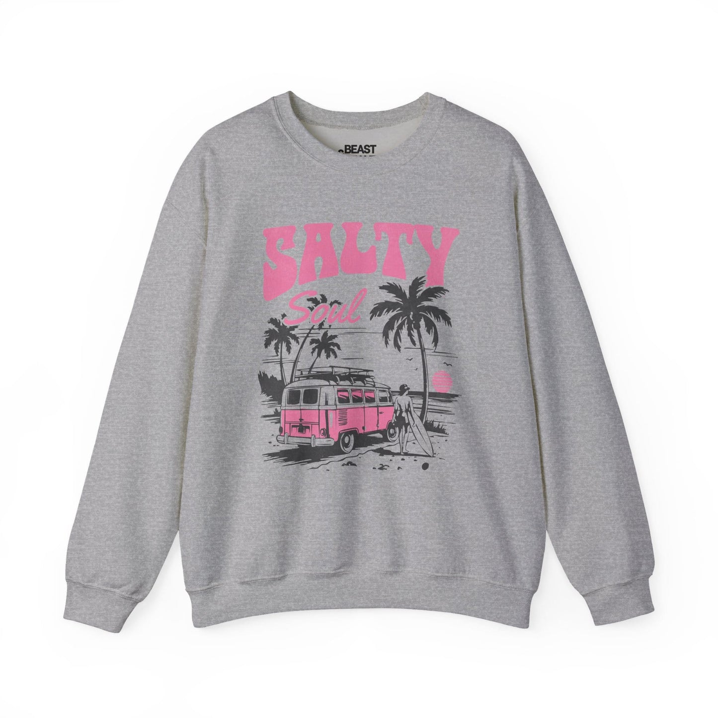 salty soul sweatshirt sport grey sweatshirt gift gift idea