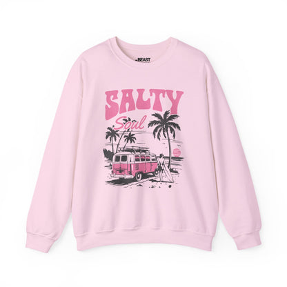 salty soul sweatshirt light pink sweatshirt gift gift idea