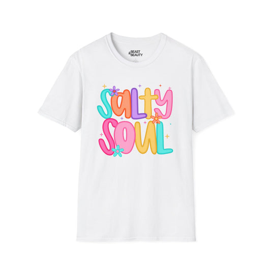 salty soul t-shirt white t-shirt gift gift idea