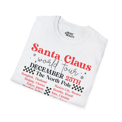 santa claus world tour christmas t-shirt t-shirt Christmas gift idea image 5