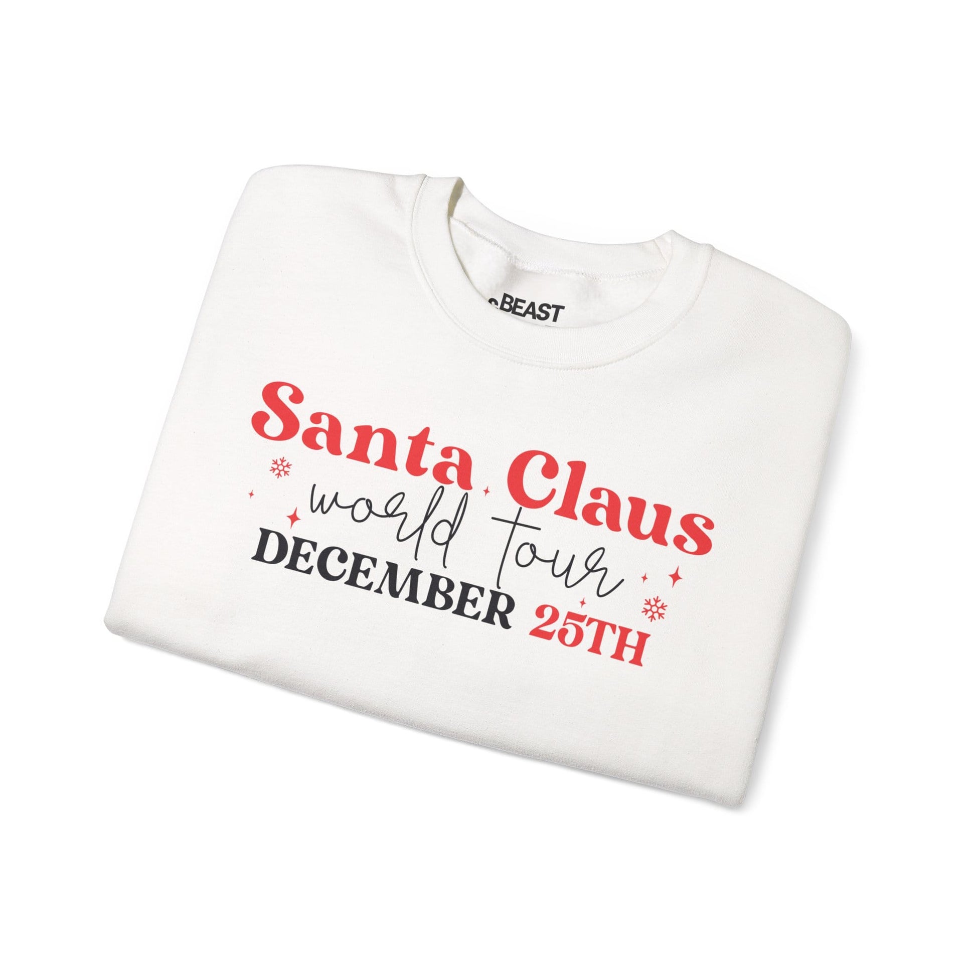 santa claus world tour december 25th sweatshirt sweatshirt Christmas gift idea image 4