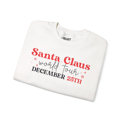 santa claus world tour december 25th sweatshirt sweatshirt Christmas gift idea image 4