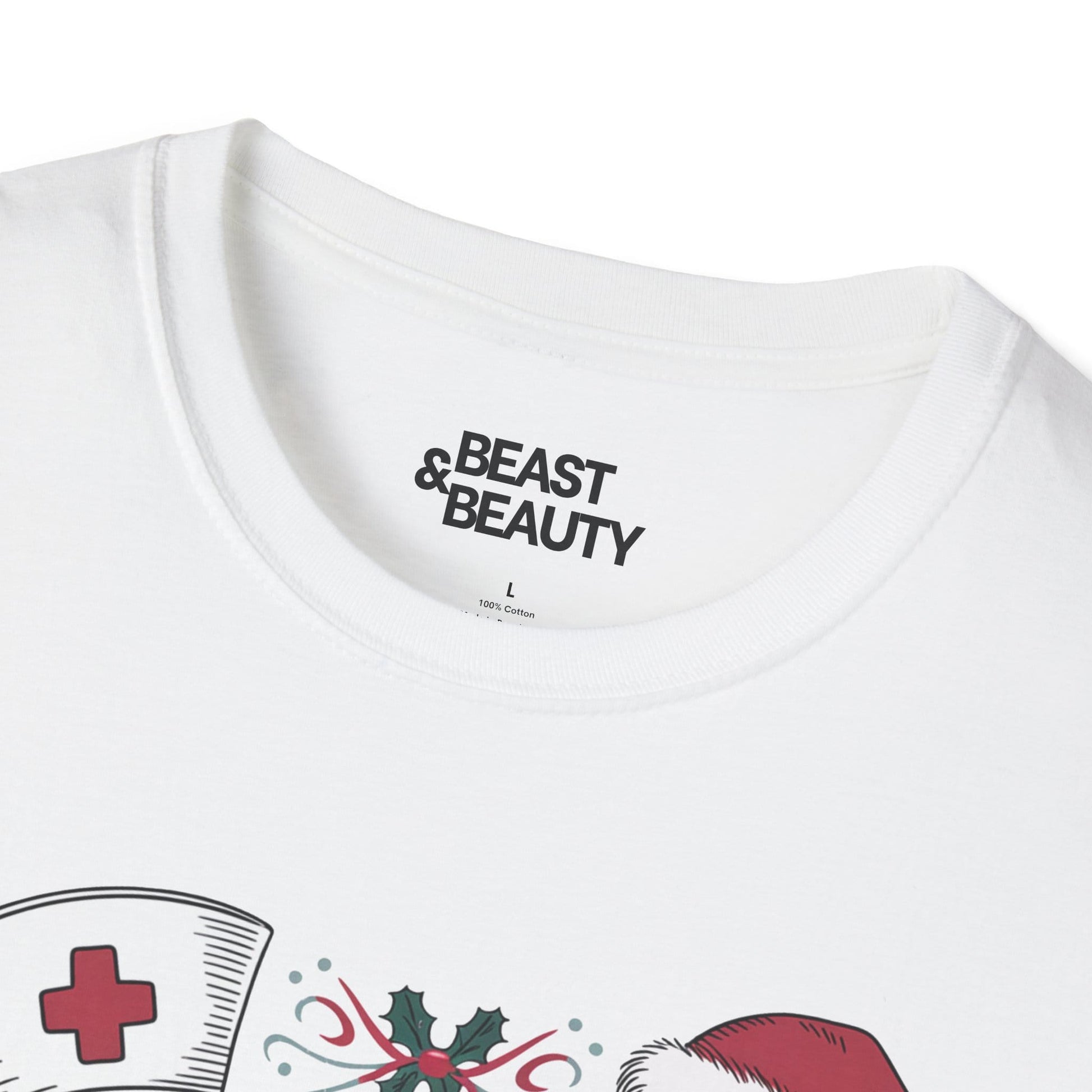 santa s favorite nurse christmas t-shirt t-shirt Christmas gift idea image 4