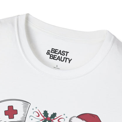 santa s favorite nurse christmas t-shirt t-shirt Christmas gift idea image 4