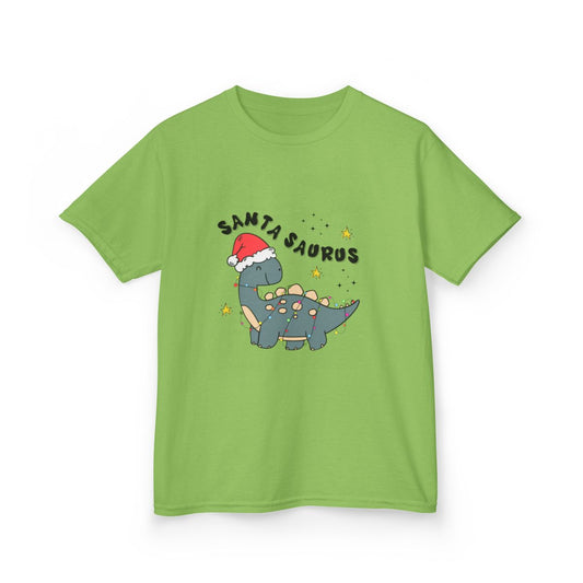 Santa Saurus Kids Christmas T-Shirt
