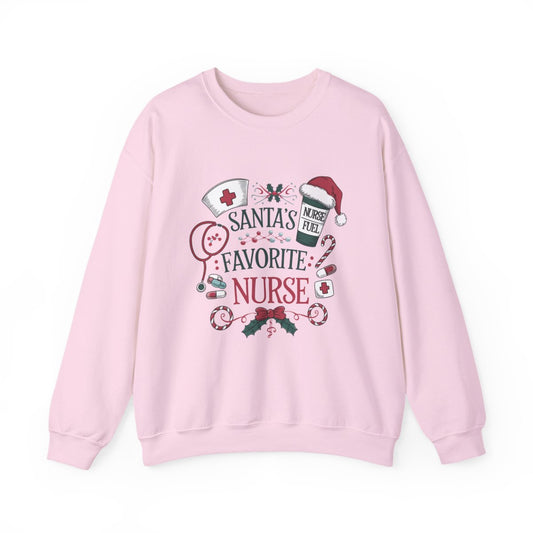 Santa's Favorite Nurse Christmas Sweatshirt