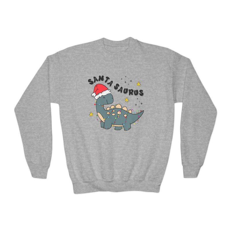 Santasaurus Youth Christmas Sweatshirt