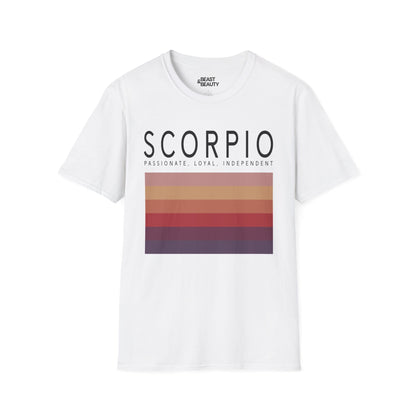 scorpio zodiac graphic t-shirt t-shirt front product image