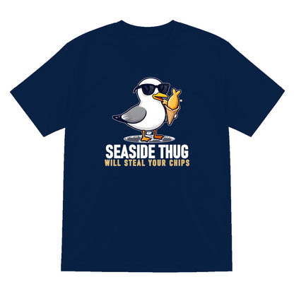 Seaside Thug Funny T-Shirt & Sweatshirt T-Shirt in Navy