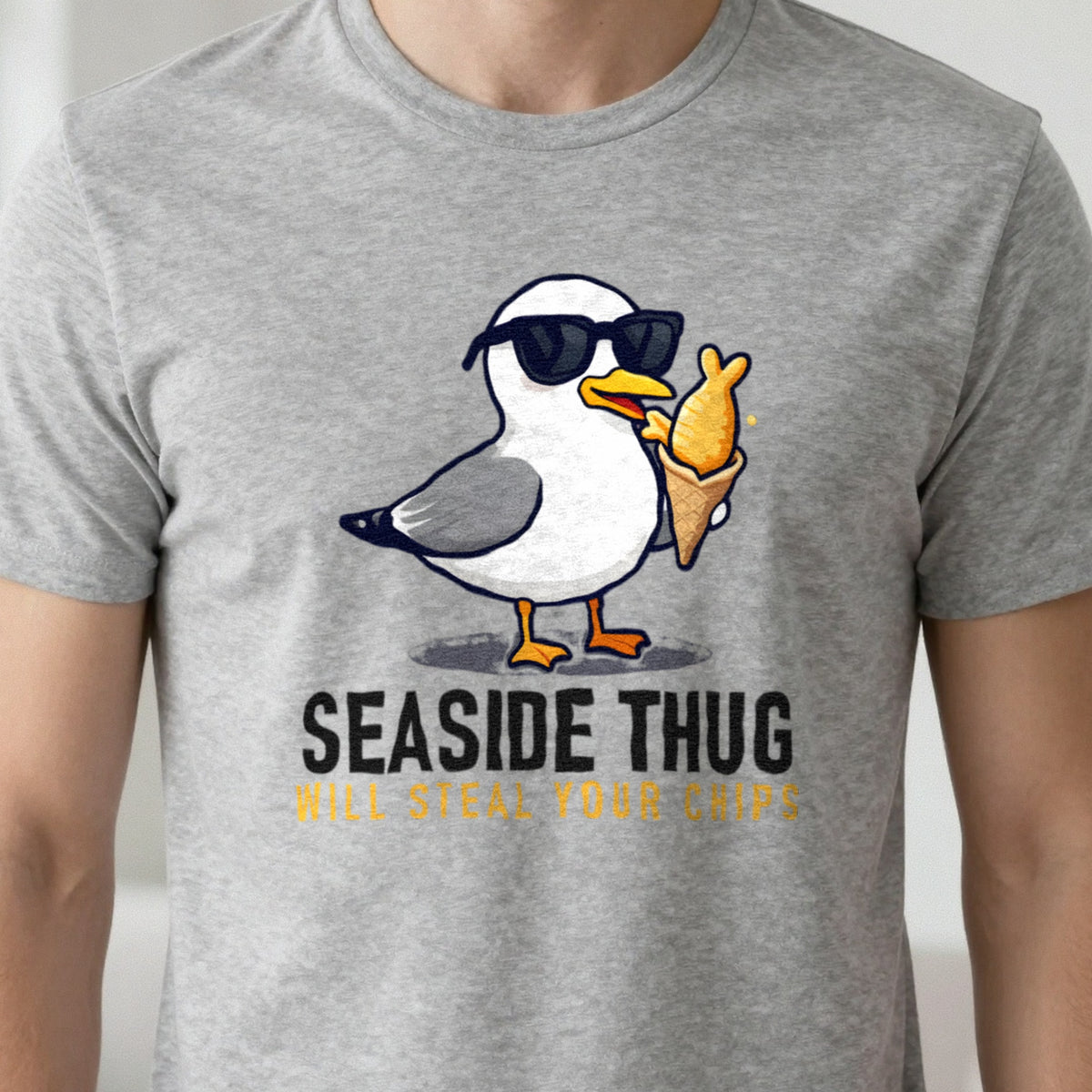 Seaside Thug Funny T-Shirt & Sweatshirt in another colour