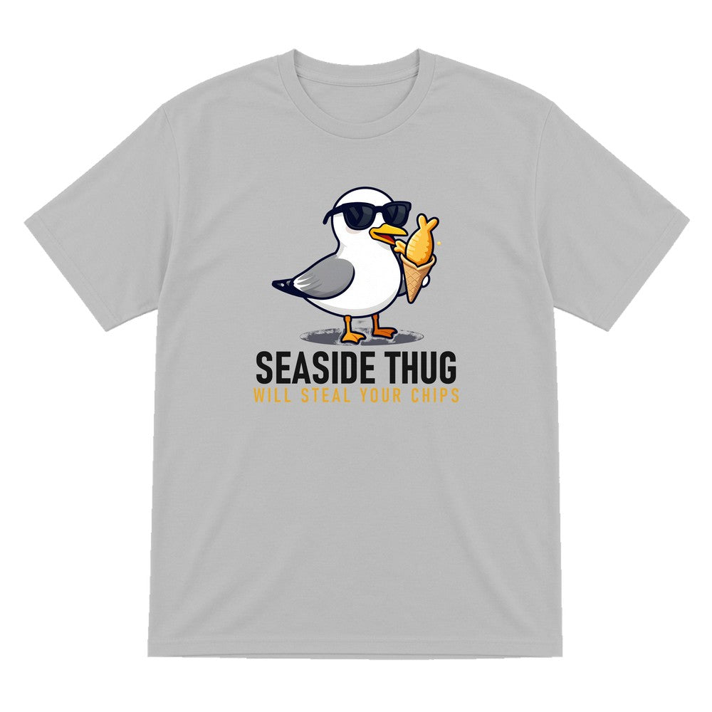 Seaside Thug Funny T-Shirt & Sweatshirt T-Shirt in Sport Grey
