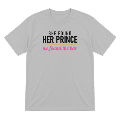 She Found Her Prince We Found The Bar Hen Do T-Shirt & Sweatshirt T-Shirt in Sport Grey