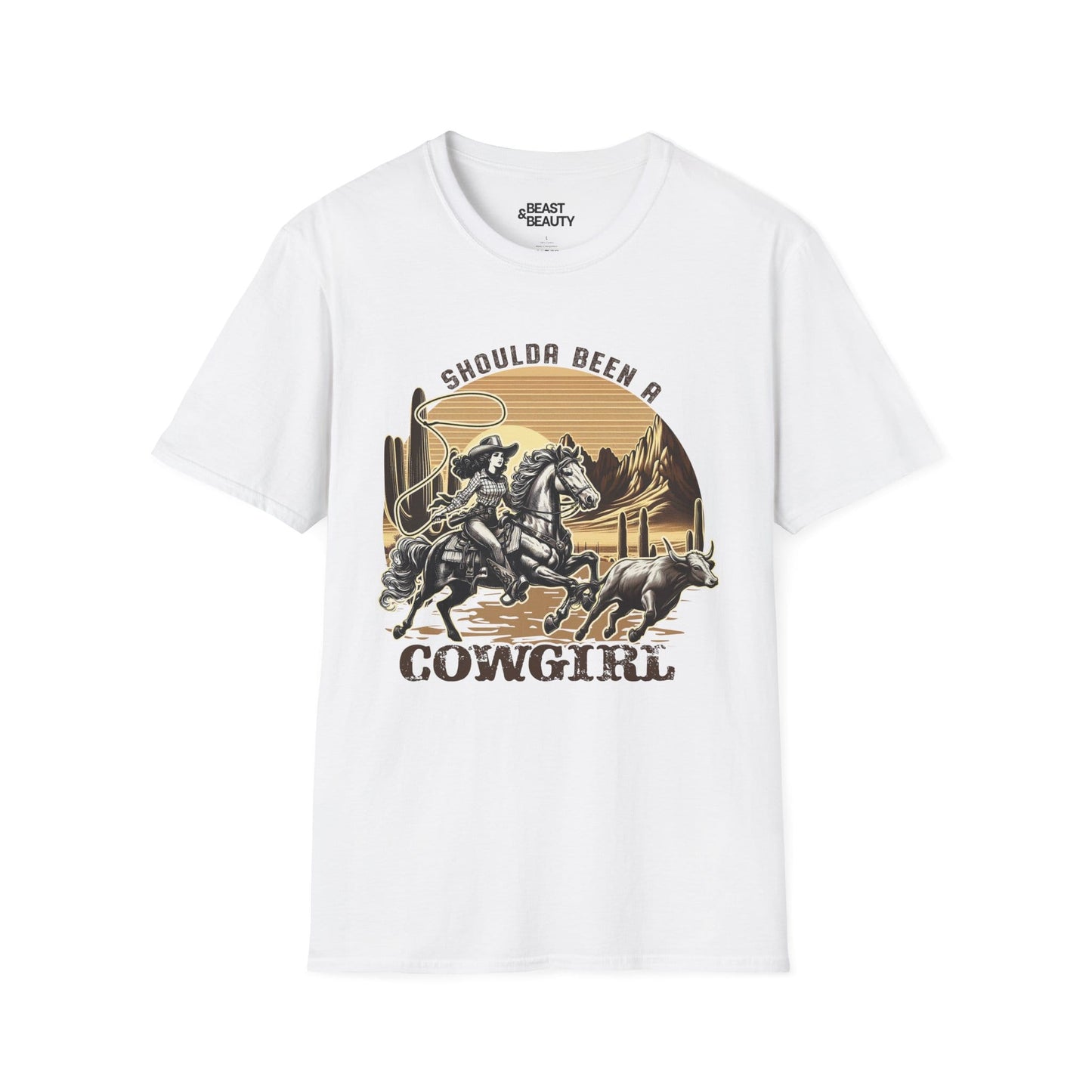 shoulda been a cowgirl t-shirt white t-shirt cowgirl gift idea