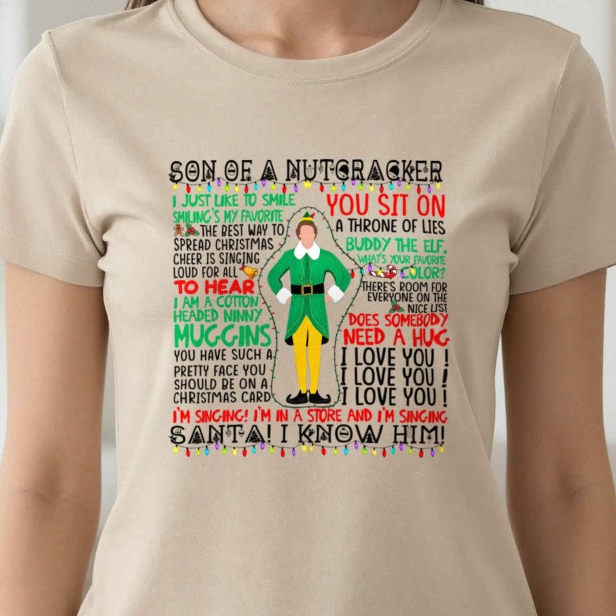 Son Of A Nutcracker Christmas Quotes T-Shirt & Sweatshirt in another colour