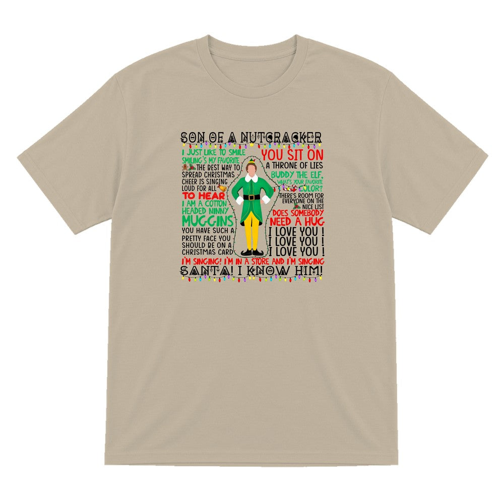 Son Of A Nutcracker Christmas Quotes T-Shirt & Sweatshirt T-Shirt in Sand