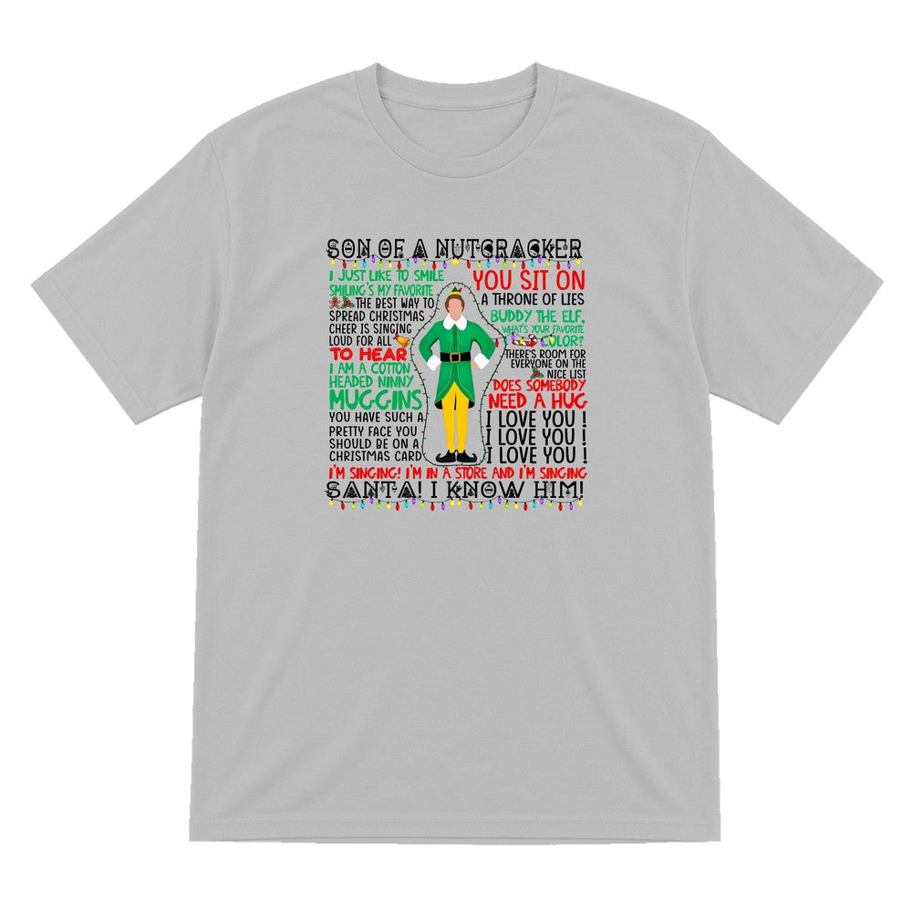 Son Of A Nutcracker Christmas Quotes T-Shirt & Sweatshirt T-Shirt in Sport Grey