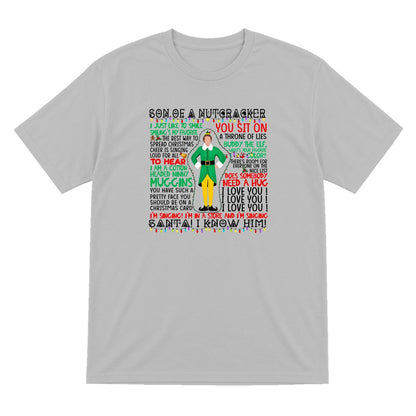 Son Of A Nutcracker Christmas Quotes T-Shirt & Sweatshirt T-Shirt in Sport Grey