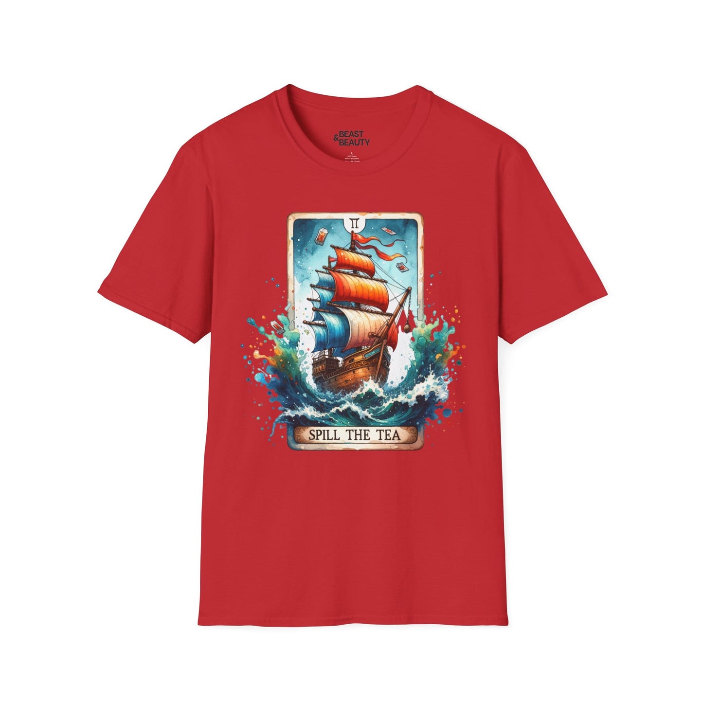 Spill The Tea Tarot Graphic T-Shirt t-shirt product image 4 from Beast and Beauty