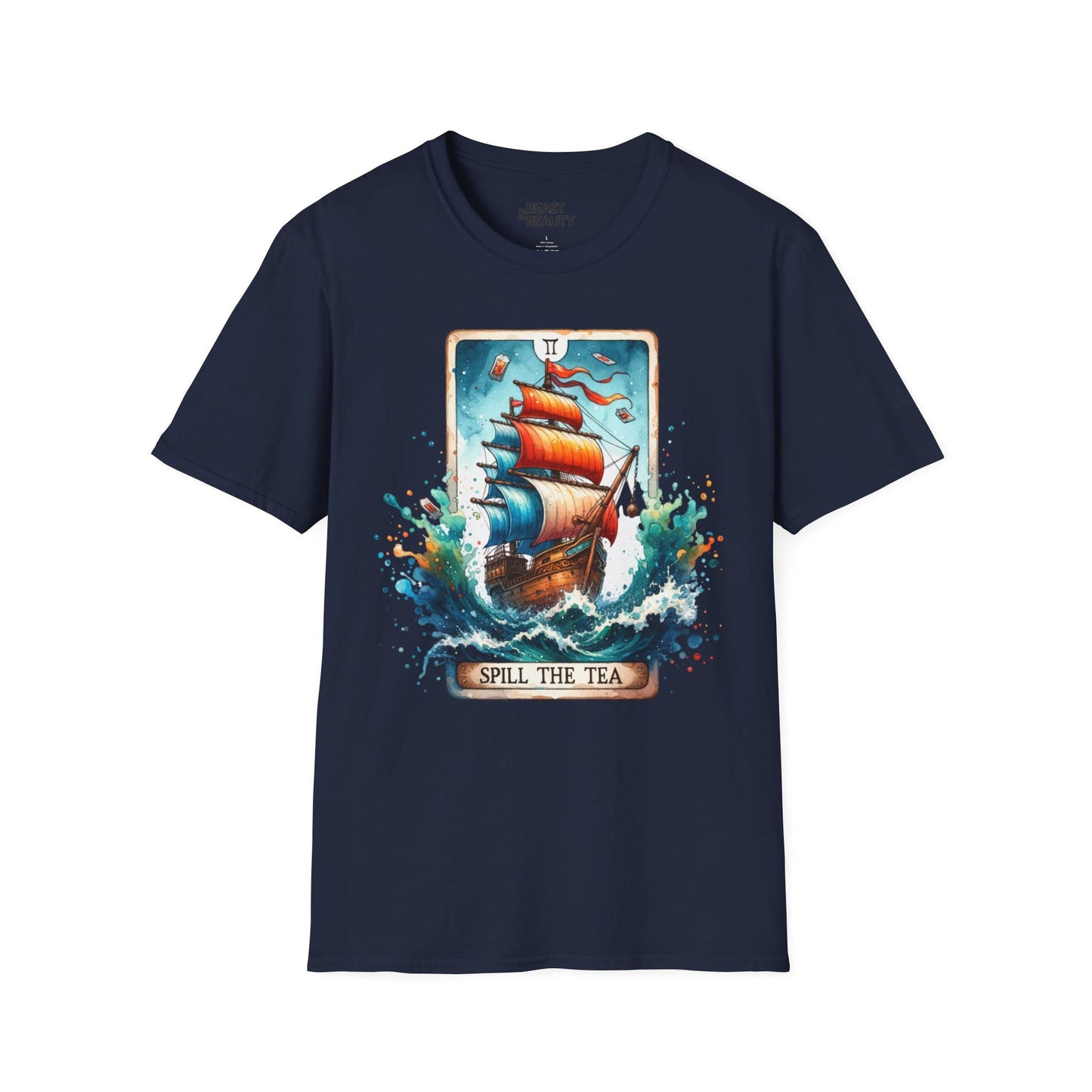 Spill The Tea Tarot Graphic T-Shirt t-shirt product image 3 from Beast and Beauty