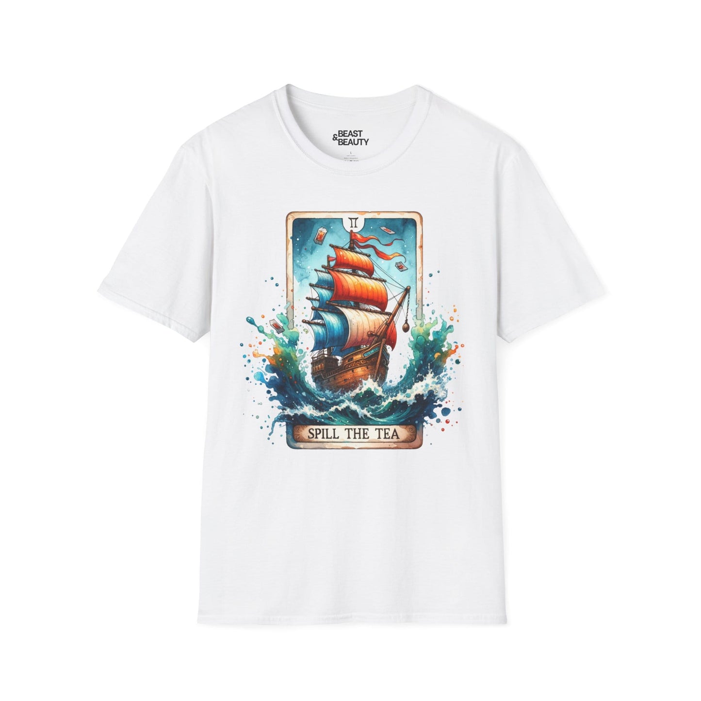 Spill The Tea Tarot Graphic T-Shirt t-shirt product image 1 from Beast and Beauty