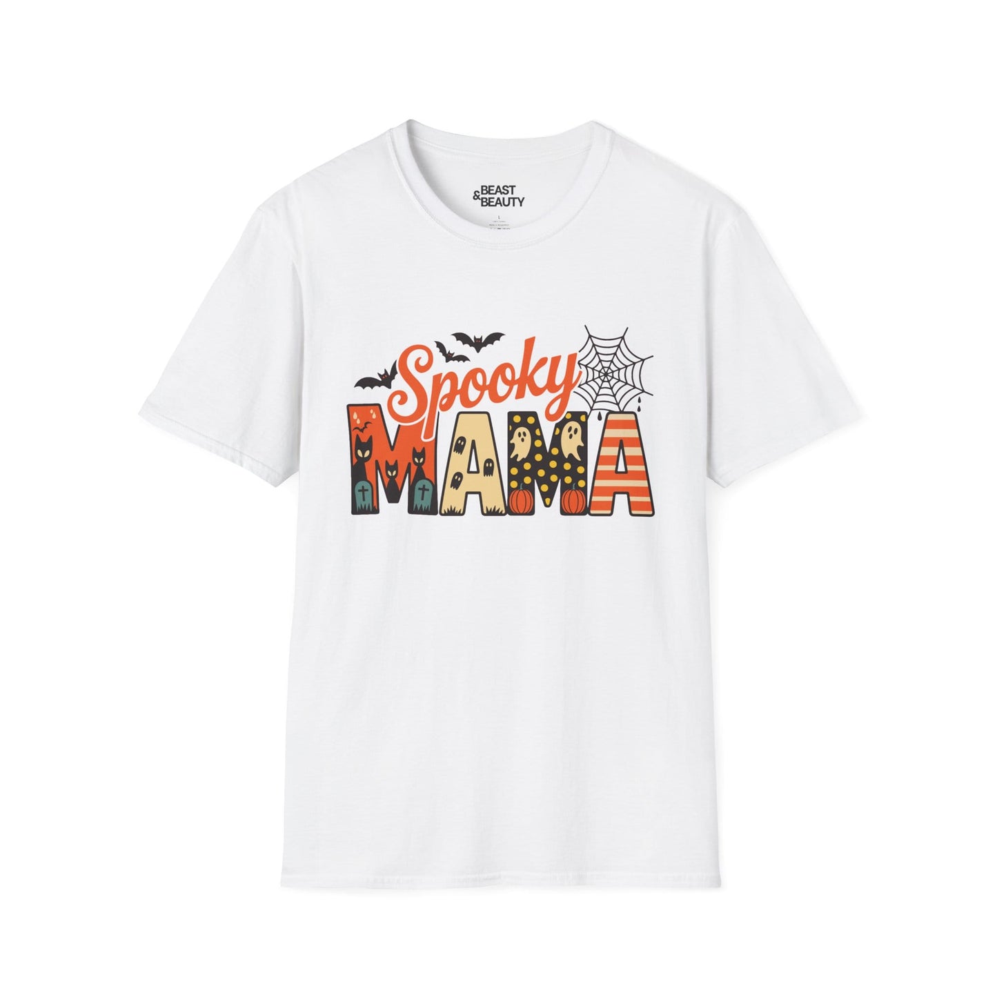 spooky mama halloween t-shirt t-shirt front product image