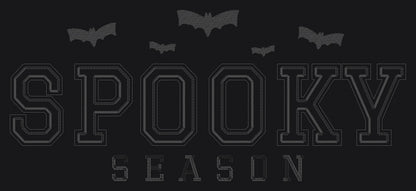 Spooky Season Embroidered Sweatshirt embroidery close-up