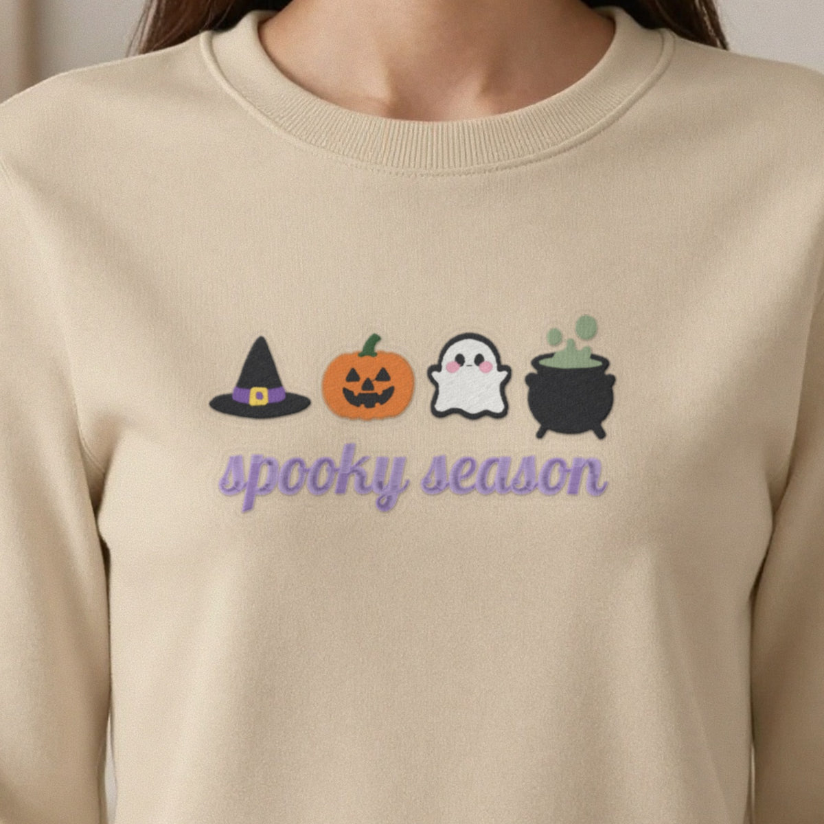 Spooky Season Embroidered Sweatshirt in another colour