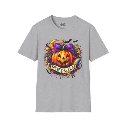 spooky season pumpkin halloween graphic t-shirt t-shirt third colour product image