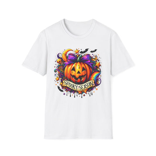 Spooky Season Pumpkin Halloween Graphic T-Shirt