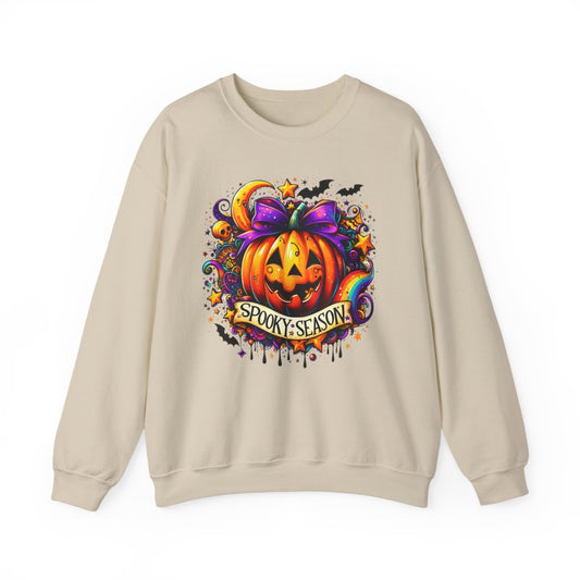 Spooky Season Pumpkin Halloween Sweatshirt
