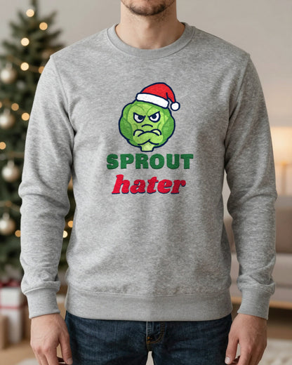 Sprout Hater Christmas Jumper & T-Shirt worn
