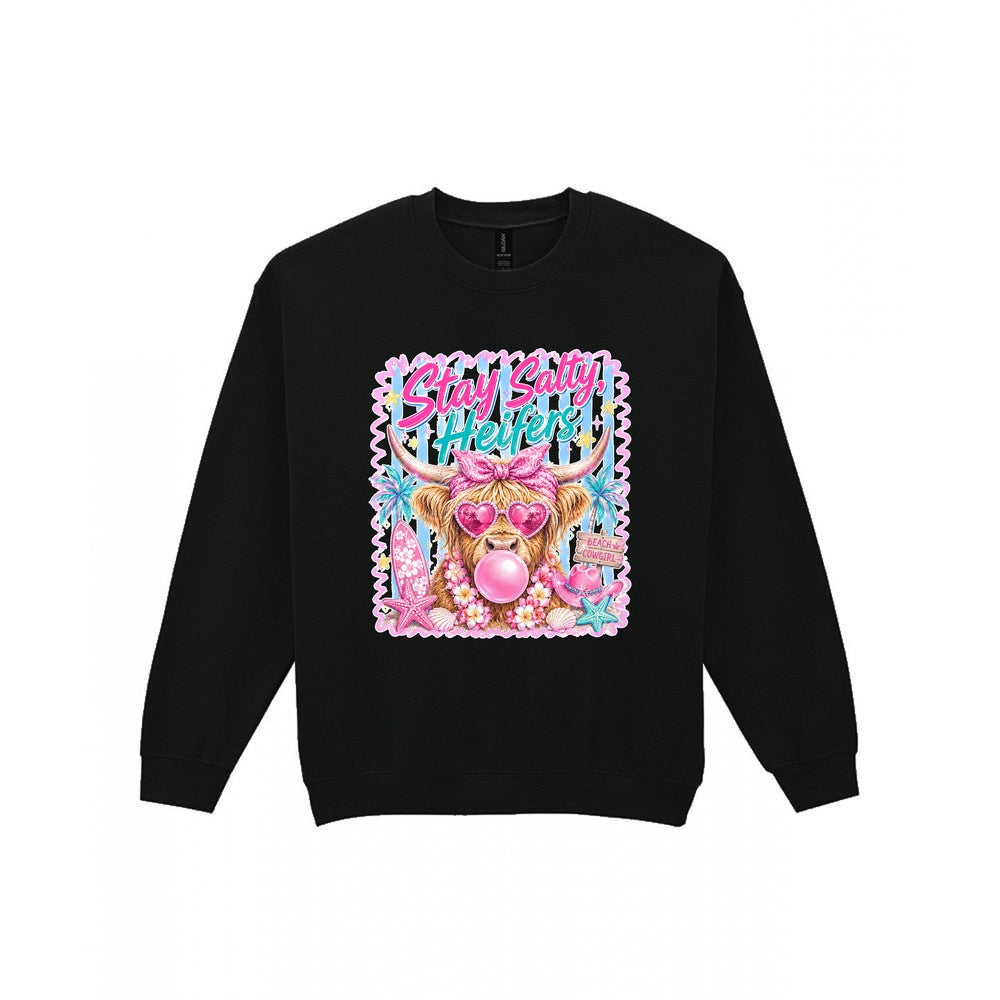 Stay Salty Heifers T-Shirt & Sweatshirt Sweatshirt in Black