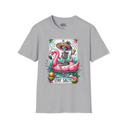 stay salty tarot graphic t-shirt t-shirt seventh colour product image