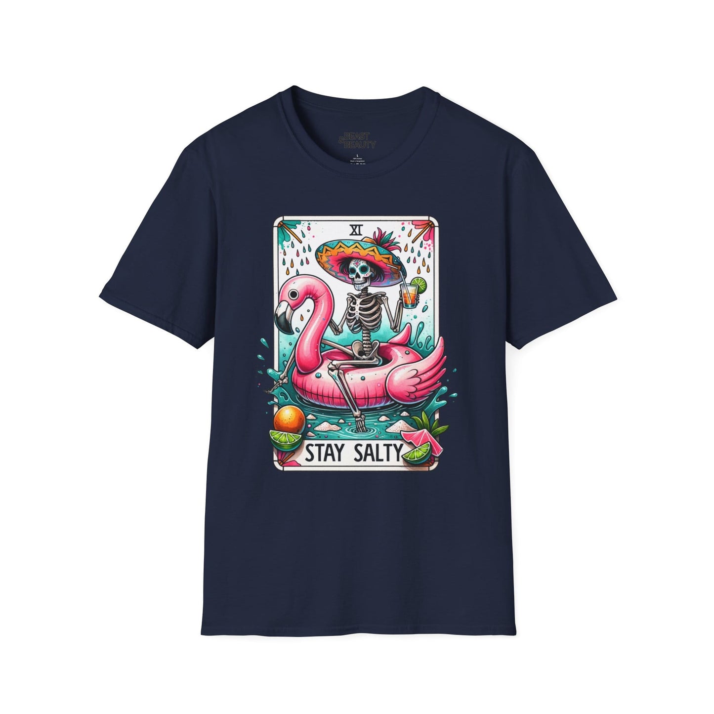 stay salty tarot graphic t-shirt t-shirt sixth colour product image