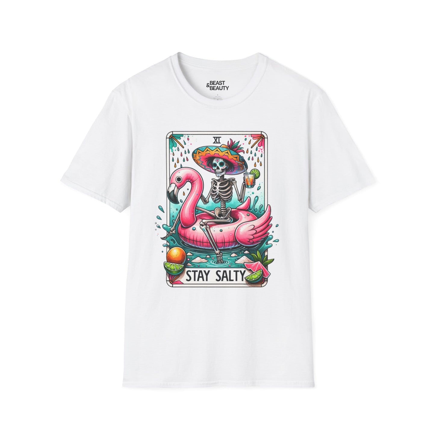 stay salty tarot graphic t-shirt t-shirt fifth colour product image