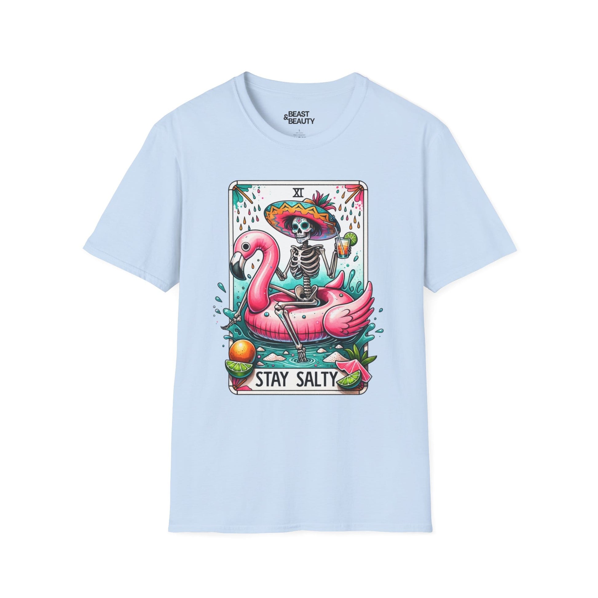 stay salty tarot graphic t-shirt t-shirt alternate colour product image