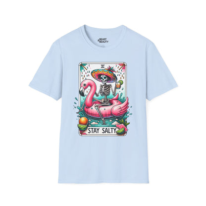 stay salty tarot graphic t-shirt t-shirt alternate colour product image