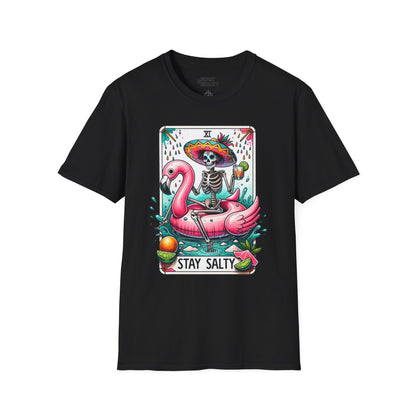 stay salty tarot graphic t-shirt t-shirt front product image