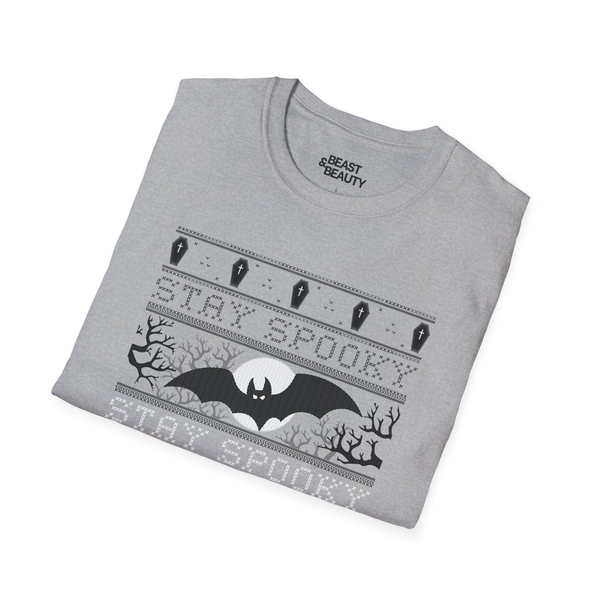 stay spooky bat halloween graphic t-shirt t-shirt fourth colour product image