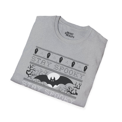 stay spooky bat halloween graphic t-shirt t-shirt fourth colour product image
