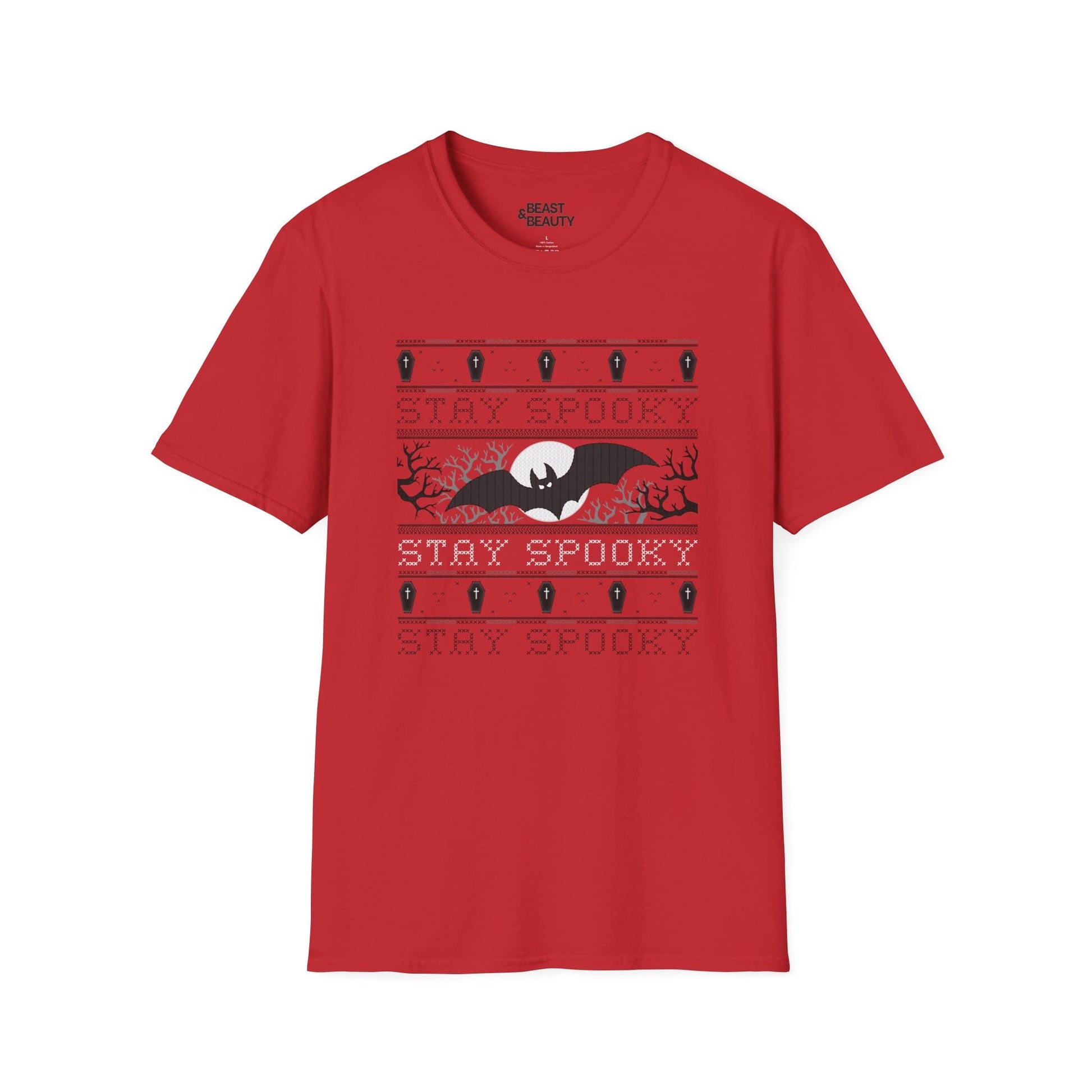 stay spooky bat halloween graphic t-shirt t-shirt second colour product image