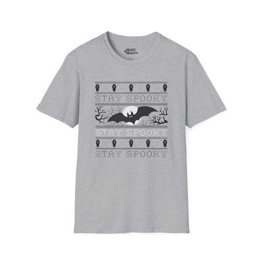 stay spooky bat halloween graphic t-shirt t-shirt front product image